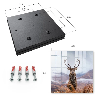 Mountain deer Key cabinet