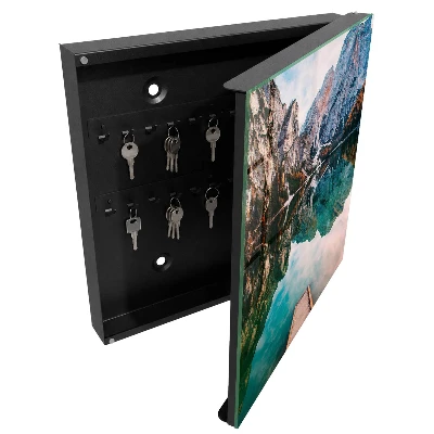 Mountain landscape Key box for wall