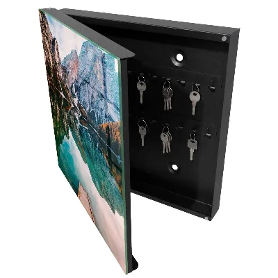 Mountain landscape Key box for wall