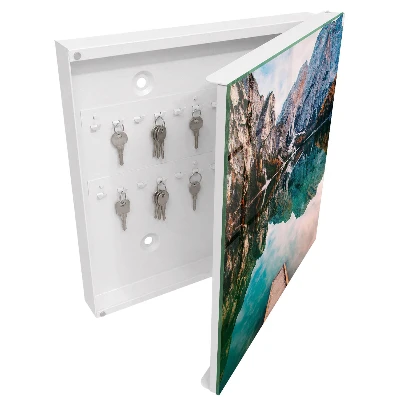 Mountain landscape Key box for wall