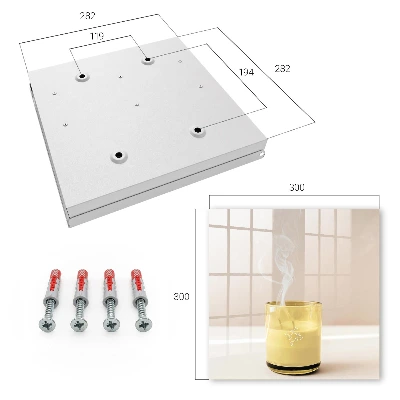Glass calm Wall mounted key box