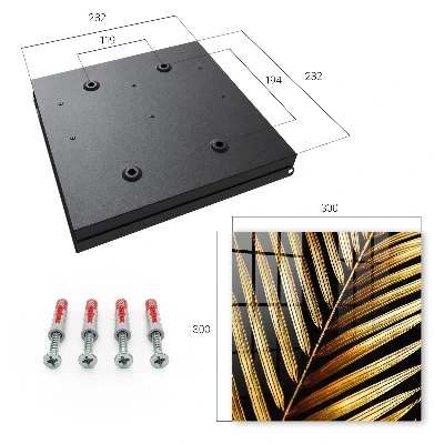 Elegant leaf Wall mounted key box