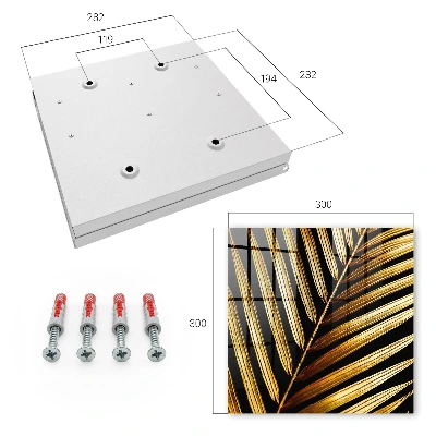 Elegant leaf Wall mounted key box