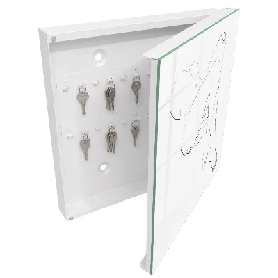 Woman line art Key cabinet