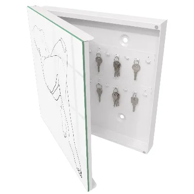 Woman line art Key cabinet