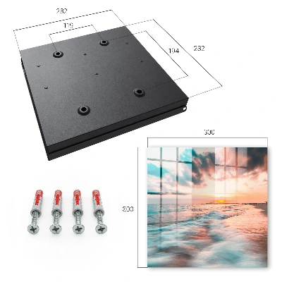 Sunset Key box for wall