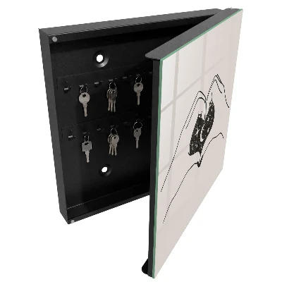 Heart cosmos Key box for wall