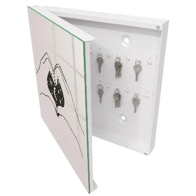 Heart cosmos Key box for wall