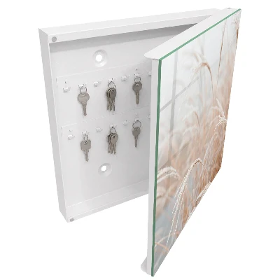 Autumn ears of grain Wall mounted key box