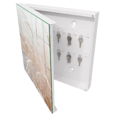 Autumn ears of grain Wall mounted key box