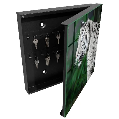 White tiger Key box for wall