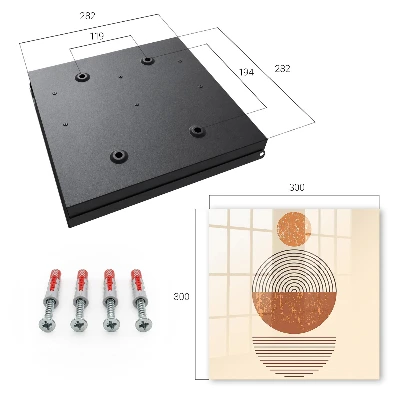 Retro geometry Wall mounted key box