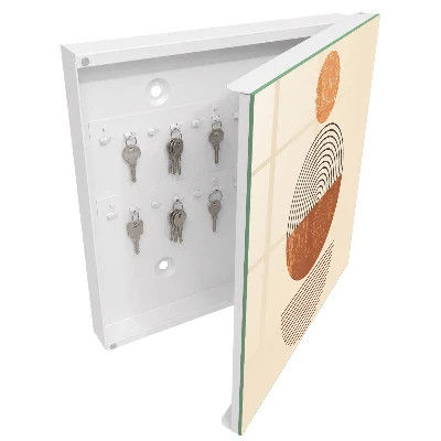 Retro geometry Wall mounted key box