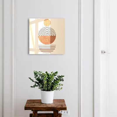 Retro geometry Wall mounted key box