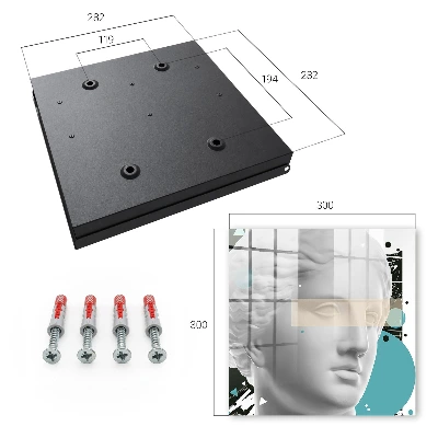 Modern art Wall mounted key box