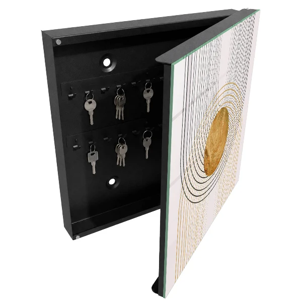 Circles and lines Key cabinet