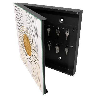 Circles and lines Key cabinet