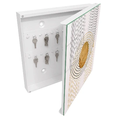Circles and lines Key cabinet