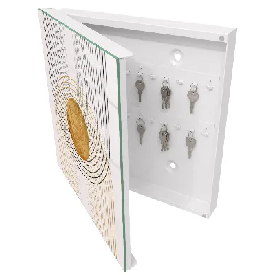 Circles and lines Key cabinet