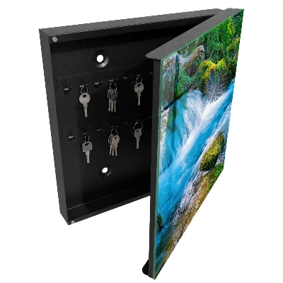Peaceful river Key box for wall