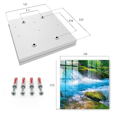 Peaceful river Key box for wall