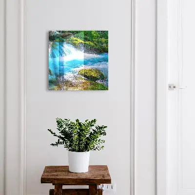 Peaceful river Key box for wall