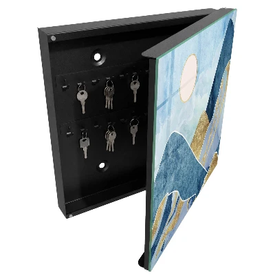 Mountain landscape Wall mounted key box