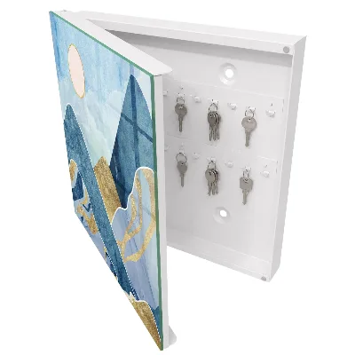 Mountain landscape Wall mounted key box