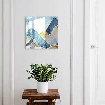 Mountain landscape Wall mounted key box