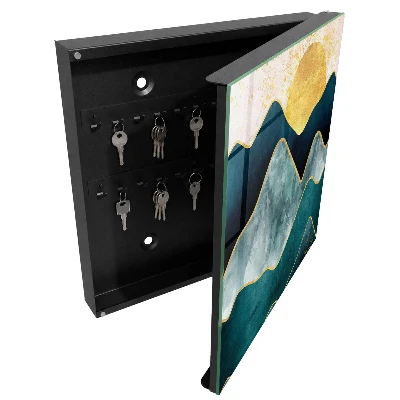 Mountain abstraction Key cabinet