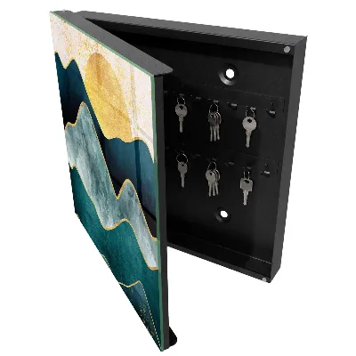 Mountain abstraction Key cabinet