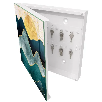 Mountain abstraction Key cabinet
