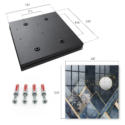 Geometry of the sky Key box for wall