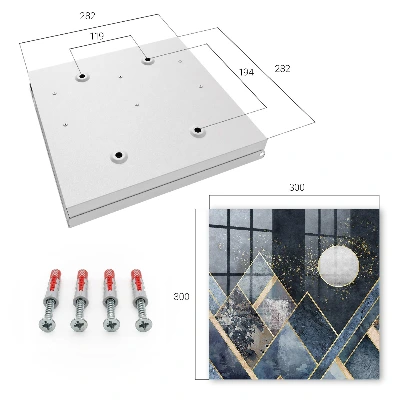 Geometry of the sky Key box for wall