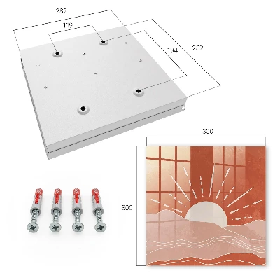 Orange dawn Wall mounted key box