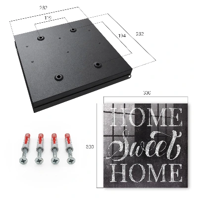 Home Sweet Home Key box for wall