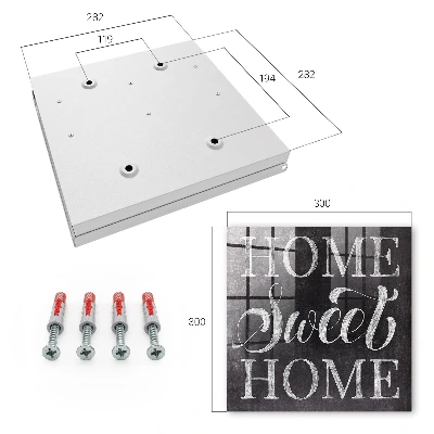 Home Sweet Home Key box for wall