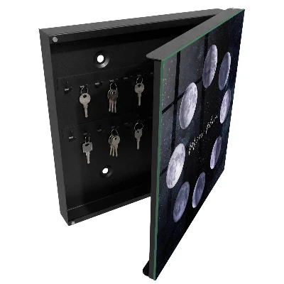 Moon phases Wall mounted key box