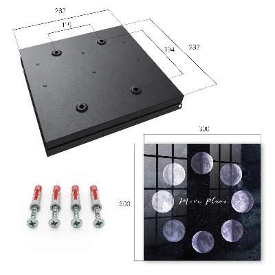 Moon phases Wall mounted key box