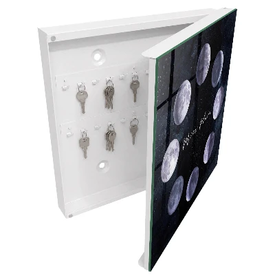 Moon phases Wall mounted key box