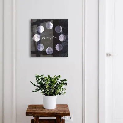 Moon phases Wall mounted key box