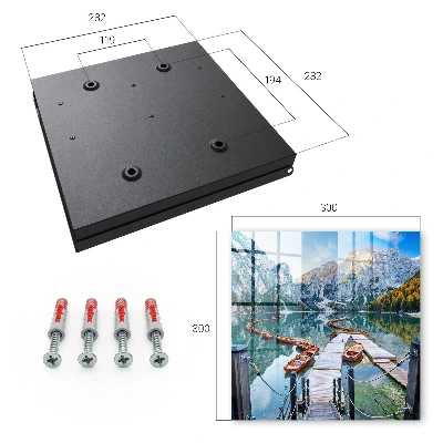 Mountain landscape Key cabinet