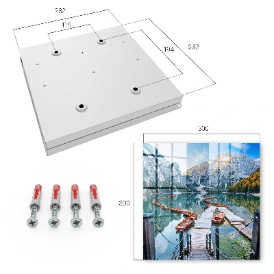 Mountain landscape Key cabinet