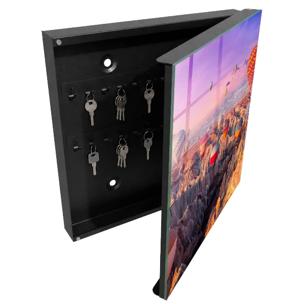 Balloons in the air Key box for wall