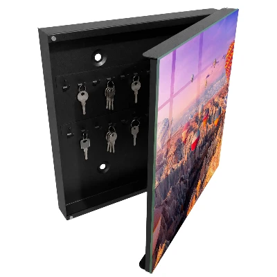 Balloons in the air Key box for wall
