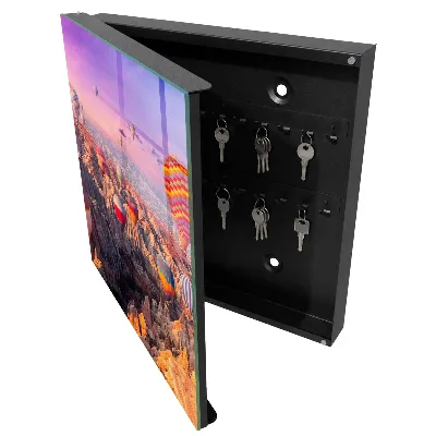 Balloons in the air Key box for wall