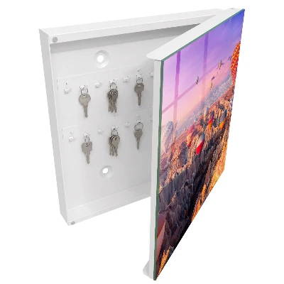 Balloons in the air Key box for wall