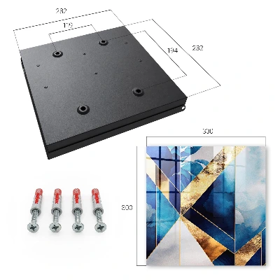 Blue elegance Wall mounted key box