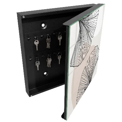 Black leaves Key cabinet