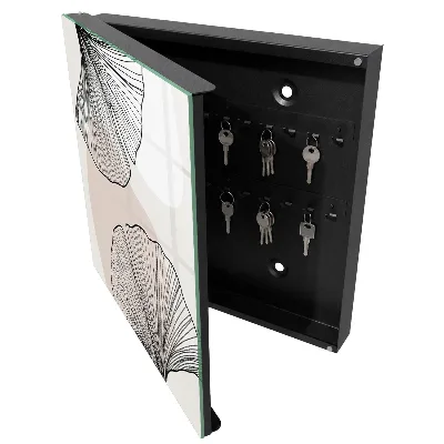 Black leaves Key cabinet